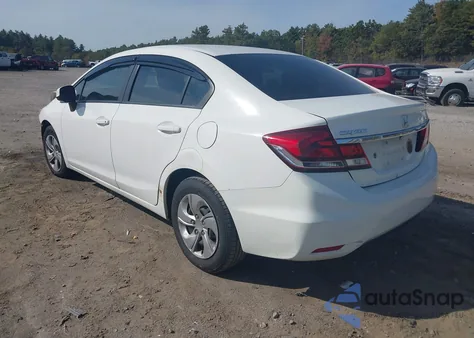 2013 Honda Civic Lx z USA, uszkodzony, nr VIN 2HGFB2F59DH563571